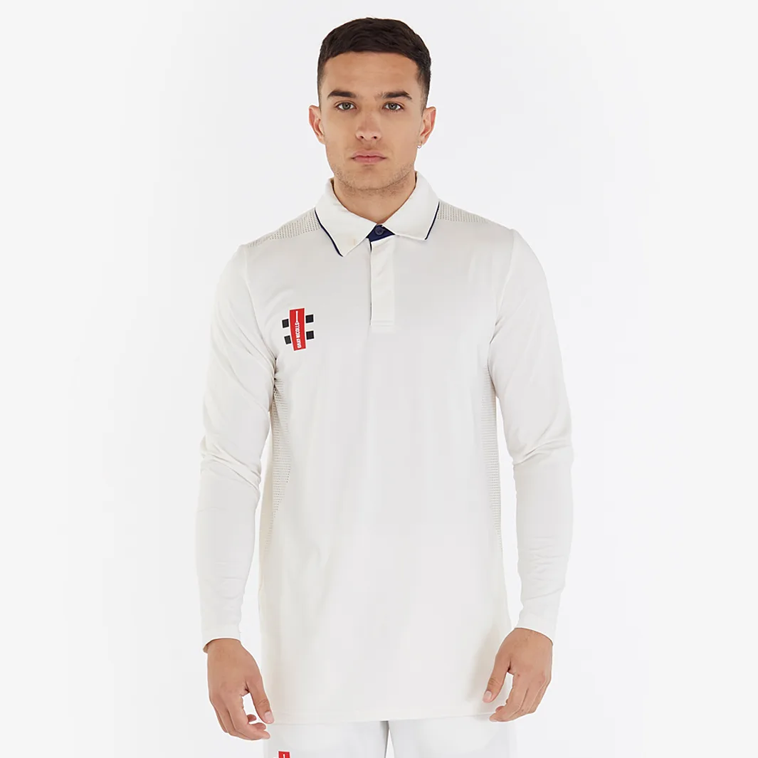 GN MM CRICKET SHIRT L/S CREAM